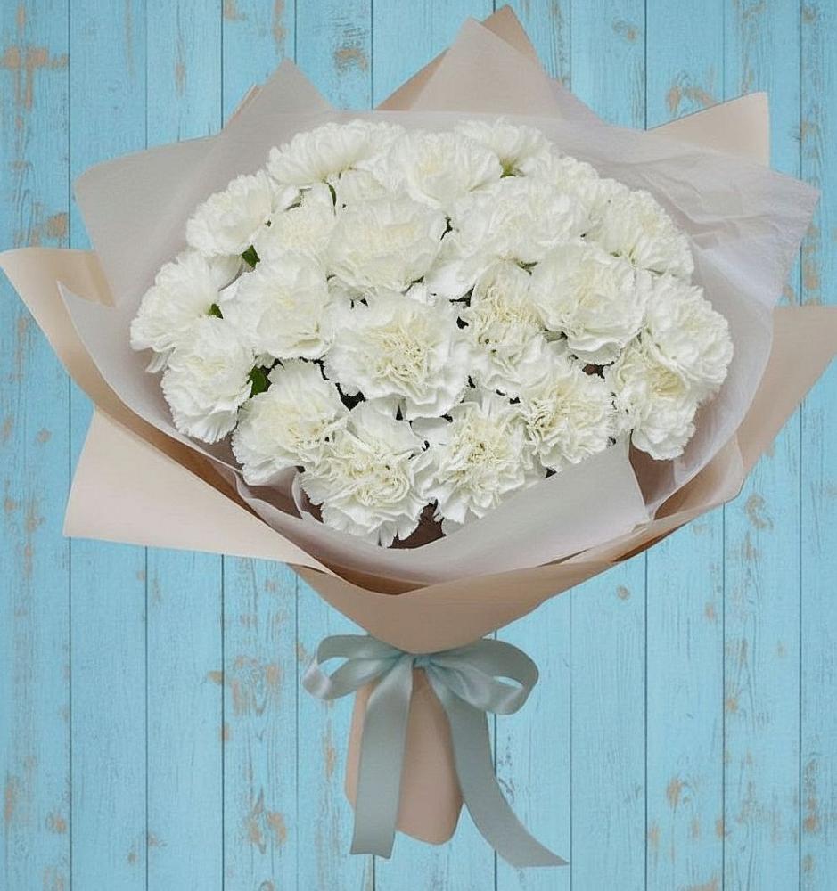 Букет цветов из: Гвоздики в Ягул