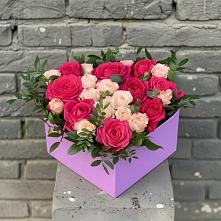 Цветочная композиция из Розы в коробке в Ягул