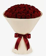Букет 101 Бордовая роза Блэк Бакарра в Ягул