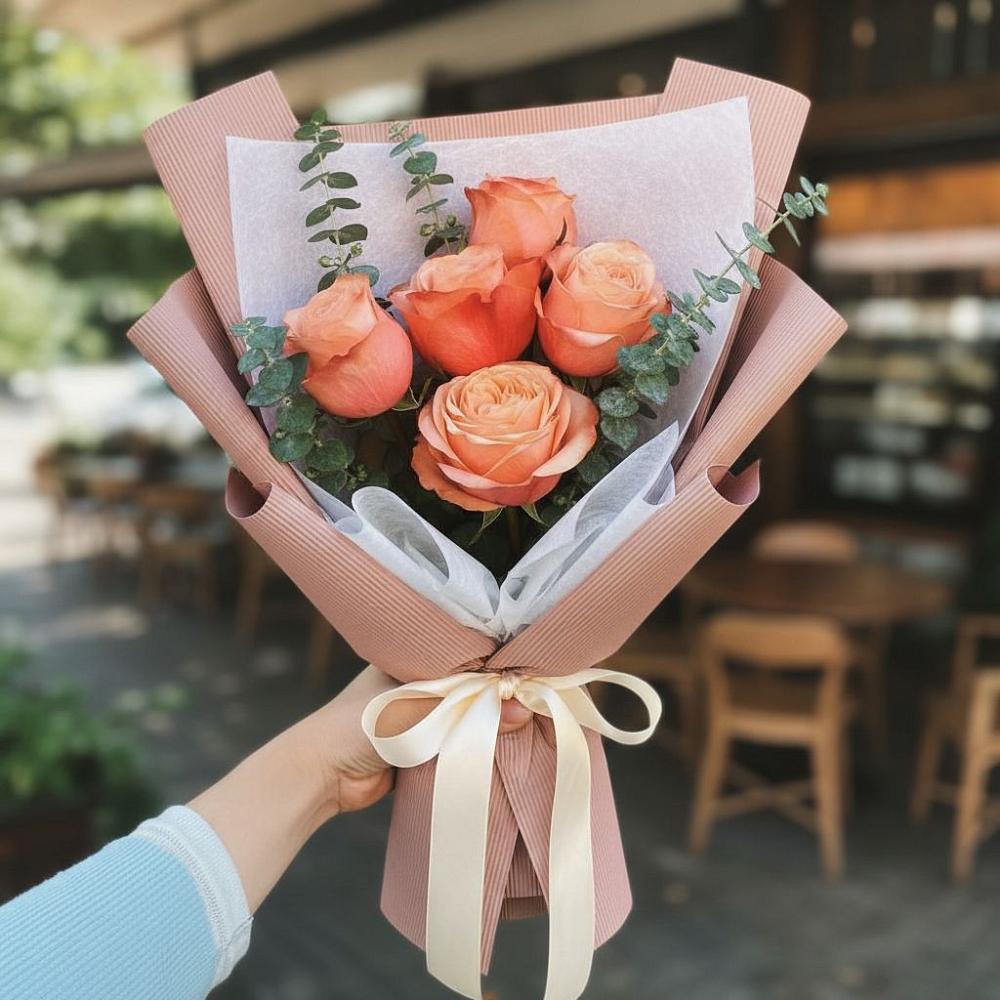 Букет цветов из: Розы в Ягул