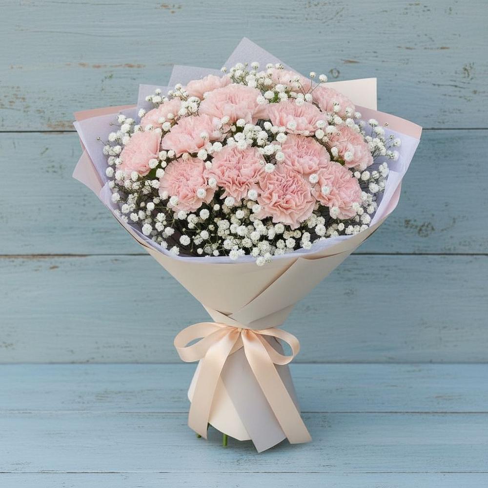 Букет цветов из: Гвоздики в Ягул