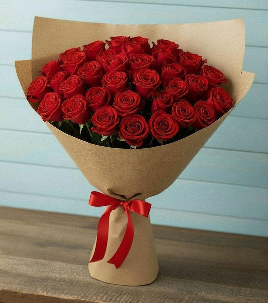 Букет Красные розы Милано в Ягул