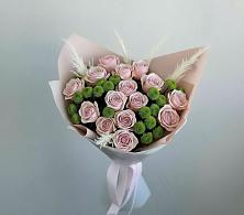 Букет цветов из:  Розы и Хризантемы в Ягул