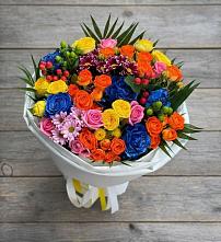 Букет цветов из:  Розы и Хризантемы #REPLACE_PRED# Ягул