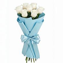 Букет 7 белых роз Проуд #REPLACE_PRED# Ягул