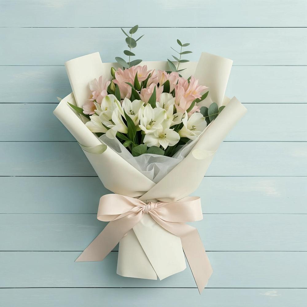 Букет цветов из: Альстромерии в Ягул